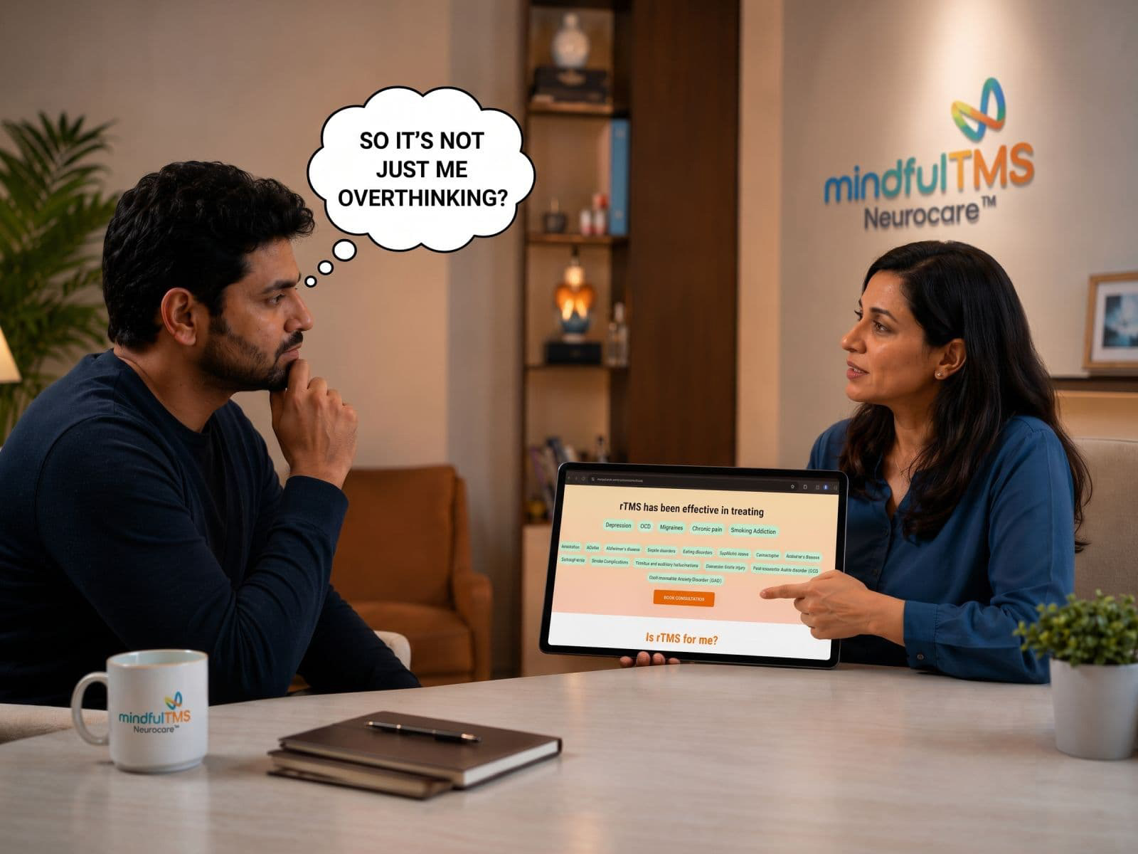 Consultation about rTMS, the newer option worth knowing about